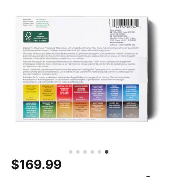 Winsor & Newton Professional Watercolour Set - Multicolor - Picture 4 of 5